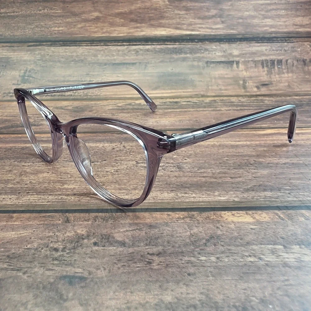Warby Parker Madeleine M 632 Translucent Purple Cat Eye Eyeglasses 50-19-140